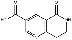 5-Oxo-5,6,7,8-tetrahydro-[1,6]naphthyridine-3-carboxylic acid Struktur