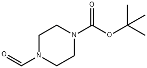 1-PIPERAZINECARBOXYLIC ACID,4-FORMYL-,1,1-DIMETHYLETHYL ESTER Struktur