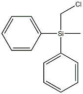 (CHLOROMETHYL)DIPHENYLMETHYLSILANE Struktur