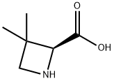 2-Azetidinecarboxylic acid, 3,3-dimethyl-,  (2S)- Struktur