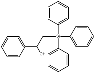 1-PHENYL-2-(TRIPHENYLSILYL)-1-ETHANOL Struktur