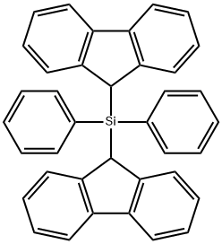 BIS(9-FLUORENYL)DIPHENYLSILANE Struktur