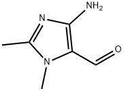 4-amino-1,2-dimethyl-1H-imidazole-5-carbaldehyde Struktur