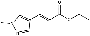 (E)-Ethyl 3-(1-Methyl-1H-Pyrazol-4-Yl)Acrylate Struktur