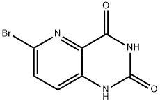 6-Bromopyrido[3,2-d]pyrimidine-2,4(1H,3H)-dione Struktur