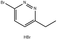 3-Bromo-6-ethyl-pyridazine hydrobromide Struktur