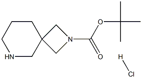 2-Boc-2,6-diaza-spiro[3.5]nonane hydrochloride Struktur