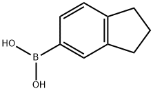 2,3-DIHYDRO-1H-INDEN-5-YLBORANEDIOL Struktur