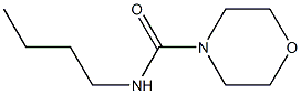 4-(BUTYLCARBAMOYL)MORPHOLINE Struktur