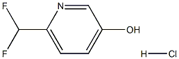 6-(Difluoromethyl)pyridin-3-ol hydrochloride Struktur