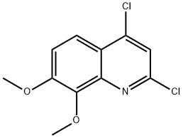 2,4-dichloro-7,8-dimethoxyquinoline Struktur