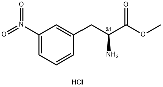 3-Nitro-L-phenylalanine methyl ester HCl Struktur