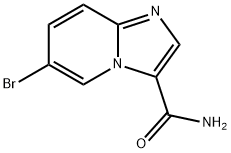 6-bromoimidazo[1,2-a]pyridine-3-carboxamide Struktur