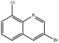 3-bromo-8-chloroquinoline Struktur