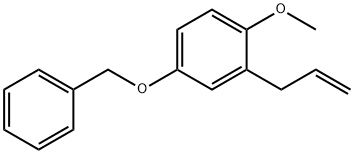 2-Allyl-4-(benzyloxy)-1-methoxybenzene Struktur