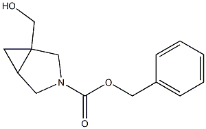 benzyl 1-(hydroxymethyl)-3-azabicyclo[3.1.0]hexane-3-carboxylate Struktur