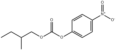 4-Nitrophenyl 2-methylbutyl carbonate Struktur