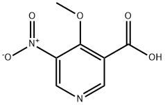 4-Methoxy-5-nitronicotinic acid Struktur