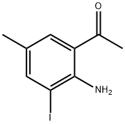 1-(2-Amino-3-iodo-5-methyl-phenyl)-ethanone Struktur