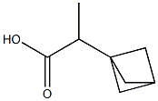 2-{bicyclo[1.1.1]pentan-1-yl}propanoic acid Struktur