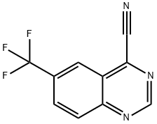 6-(trifluoromethyl)quinazoline-4-carbonitrile Struktur