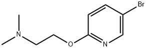 2-((5-Bromopyridin-2-yl)oxy)-N,N-dimethylethanamine Struktur