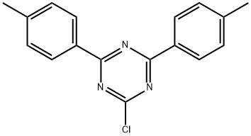 2-chloro-4,6-di-p-tolyl-1,3,5-triazine Structure