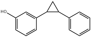 3-(2-Phenylcyclopropyl)phenol Struktur