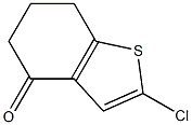 2-Chloro-6,7-dihydrobenzo[b]thiophen-4(5H)-one Struktur