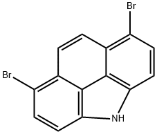 1,7-dibromo-4H-benzo[def]carbazole Struktur