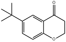 6-TERT-BUTYL-3,4-DIHYDRO-2H-1-BENZOPYRAN-4-ONE Struktur