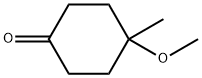 4-methoxy-4-methylcyclohexanone Struktur