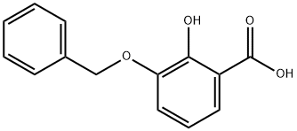 3-(Benzyloxy)-2-hydroxybenzoic acid Struktur