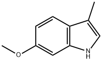 6-methoxy-3-methyl-1H-indole Struktur