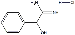 2-Hydroxy-2-phenylethanimidamide hydrochloride Struktur