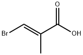 3-bromo-2-methylacrylic acid Struktur