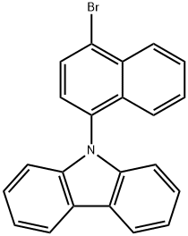 9-(4-Bromonaphthalen-1-yl)-9H-carbazole Struktur