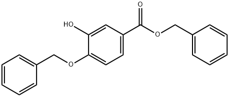 Benzyl 4-(benzyloxy)-3-hydroxybenzoate Struktur