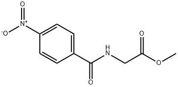 methyl 2-(4-nitrobenzamido)acetate Struktur