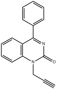 4-Phenyl-1-(prop-2-yn-1-yl)quinazolin-2(1H)-one Struktur