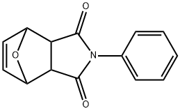 2-phenyl-3a,4,7,7a-tetrahydro-octahydro-1H-4,7-epoxyisoindole-1,3-dion. Struktur