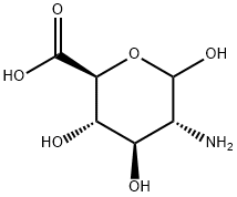 2-Amino-2-deoxy-D-glucopyranuronic Acid Struktur