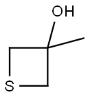 3-Thietanol, 3-methyl- Struktur