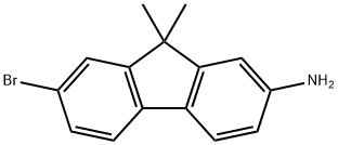 2-amino-7-bromo-9,9-dimethyl fluorene Struktur