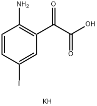 Potassium 2-(2-amino-5-iodophenyl)-2-oxoacetate Struktur