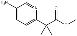 Methyl 2-(5-amino-2-pyridinyl)-2-methylpropanoate Struktur