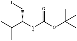 (R)-1-Iodo-2-(Boc-amino)-3-methylbutane Struktur