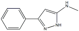 N-methyl-3-phenyl-1H-pyrazol-5-amine Struktur