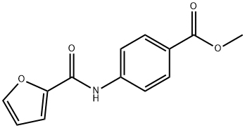 methyl 4-(furan-2-carboxamido)benzoate Struktur