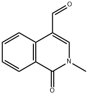 2-Methyl-1-oxo-1,2-dihydroisoquinoline-4-carbaldehyde Struktur